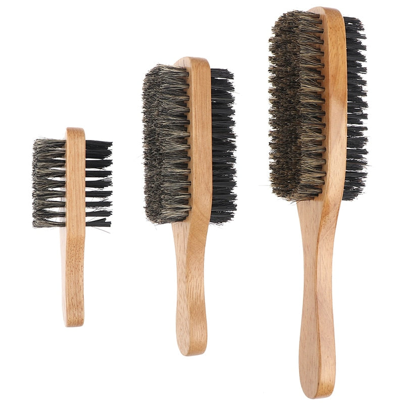 Men Boar Bristle Beard Brush