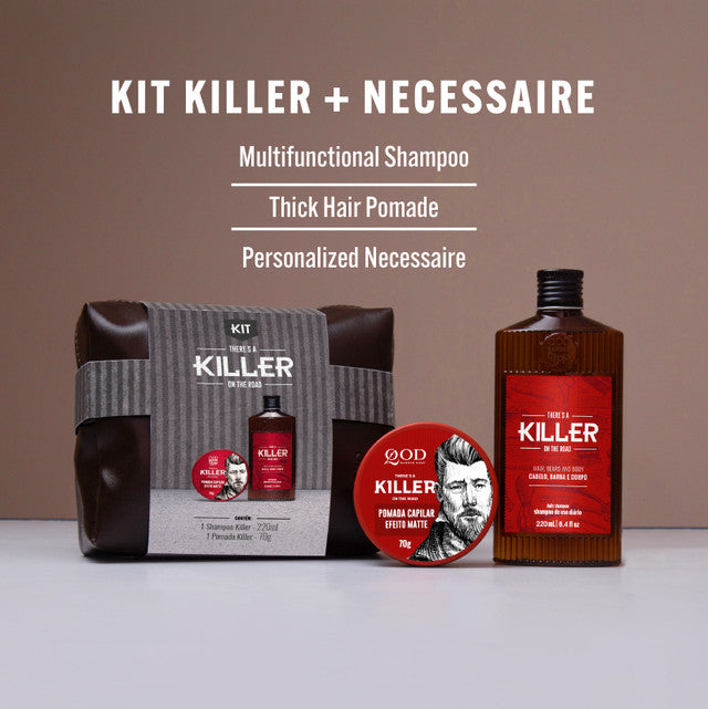 QOD Killer - Pomade + Shampool +  Necessaire Kit